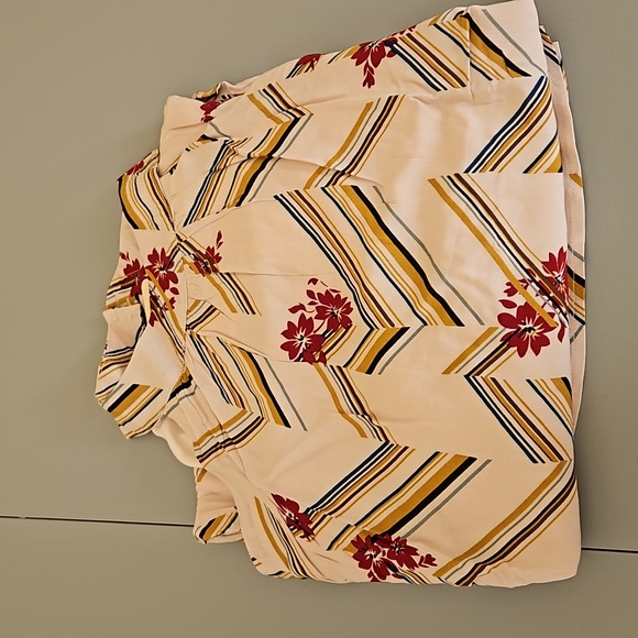 Mixed Print Mini Dress Beige - Picture 4 of 9